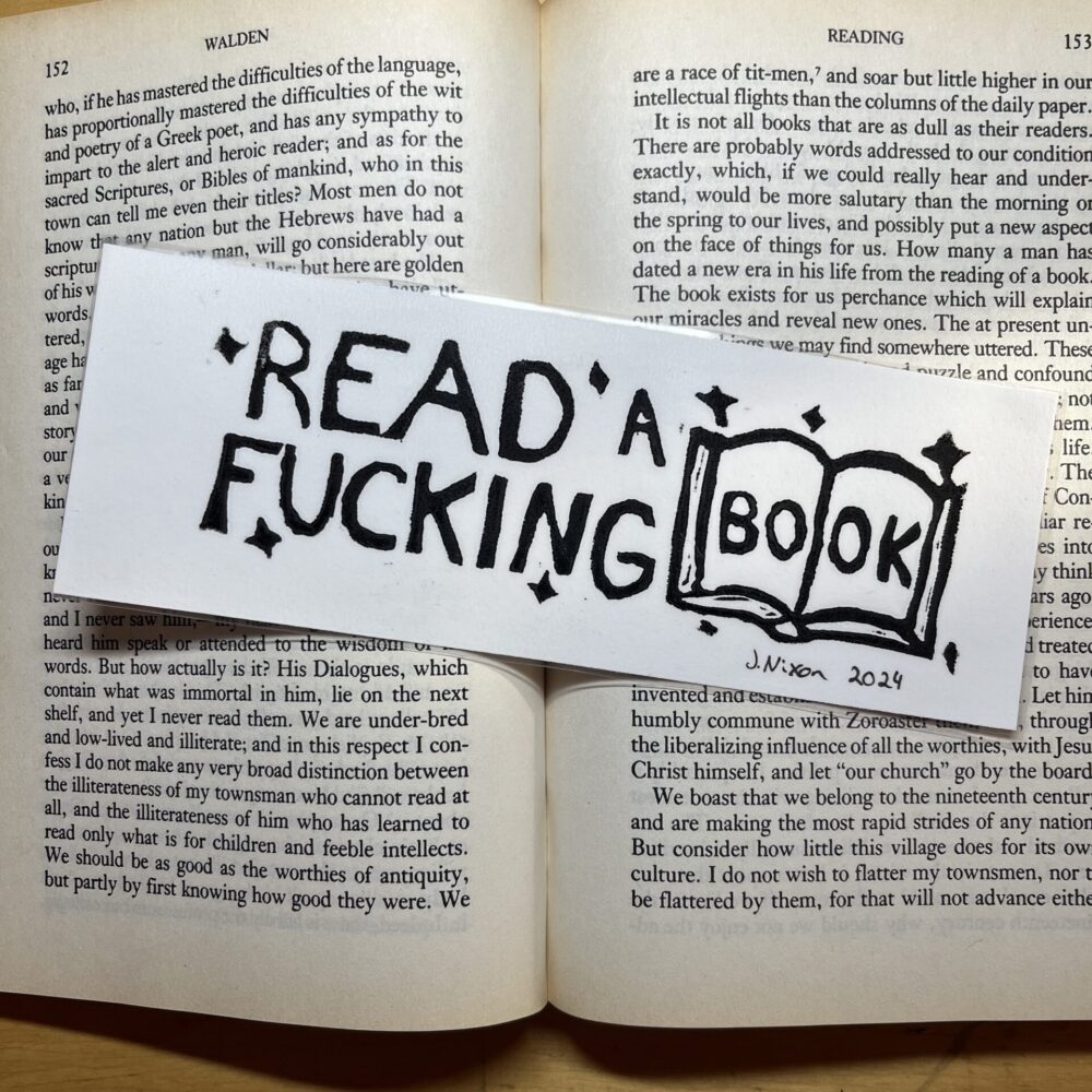 Read a Fucking Book (Bookmark)