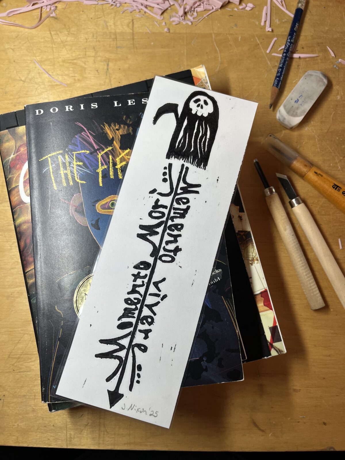 "Memento vivere, memento mori" (Bookmark)