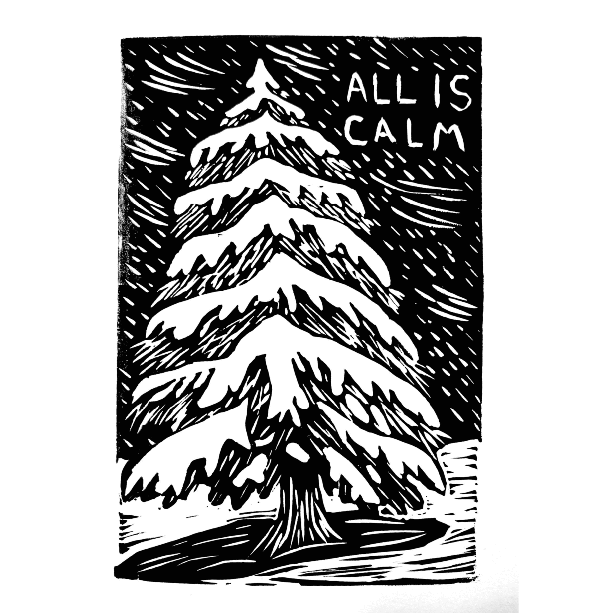 All Is Calm (Greeting Card)
